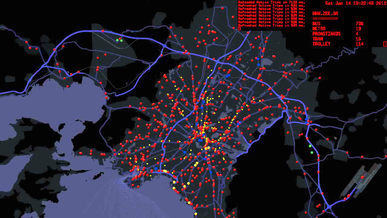 24 hour time-lapse of the Athens public transit system - play on YouTube